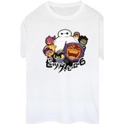 T-shirt Disney Big Hero 6 Baymax Group Manga