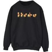 Sweat-shirt Disney Winnie The Pooh Stretching