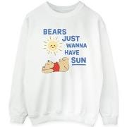 Sweat-shirt Disney Winnie The Pooh Bears Just Wanna Have Sun