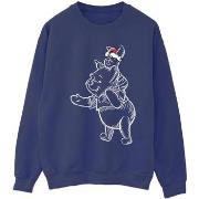 Sweat-shirt Disney Winnie The Pooh Piglet Christmas