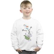 Sweat-shirt enfant Disney Frozen Olaf And Troll