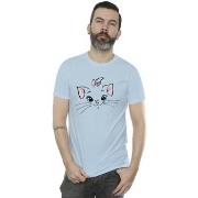 T-shirt Disney Classics Marie Face Pocket