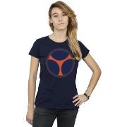 T-shirt Marvel Black Widow Movie Taskmaster Distressed Shield