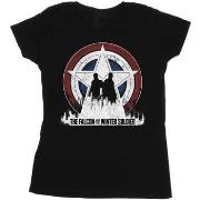 T-shirt Marvel The Falcon And The Winter Soldier Star Silhouettes