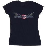 T-shirt Marvel Falcon And The Winter Soldier Captain America Logo