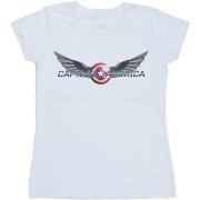 T-shirt Marvel Falcon And The Winter Soldier Captain America Logo