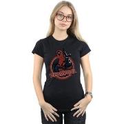 T-shirt Marvel Deadpool Gun Finger