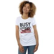 T-shirt Marvel Busy Looking Deadcool