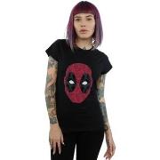 T-shirt Marvel Deadpool Head Of Roses