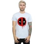 T-shirt Marvel Deadpool Split Splat Logo