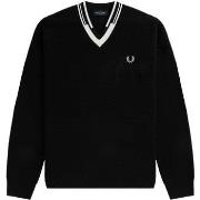 Sweat-shirt Fred Perry Fp Abstract Tipped V-Neck Jumper