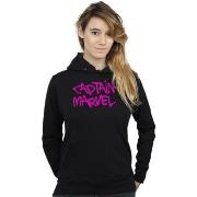 Sweat-shirt Marvel Captain Spray Text