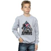 Sweat-shirt enfant Marvel Captain America Action Pose