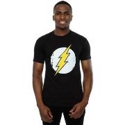 T-shirt Dc Comics Flash Distressed Logo