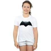 T-shirt enfant Dc Comics Justice League Movie Batman Emblem