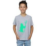 T-shirt enfant Dc Comics Aquaman Aqua Silhouette