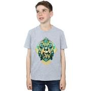 T-shirt enfant Dc Comics Aquaman The Trench Crest