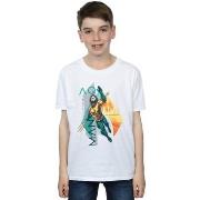 T-shirt enfant Dc Comics Aquaman Tropical Icon