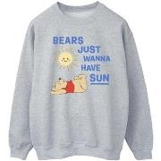 Sweat-shirt Disney Winnie The Pooh Bears Just Wanna Have Sun