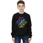 Sweat-shirt enfant Marvel Avengers Infinity War Rainbow Icons