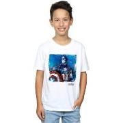 T-shirt enfant Marvel Captain America Art