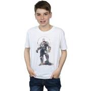 T-shirt enfant Marvel Avengers Infinity War Thanos Sketch