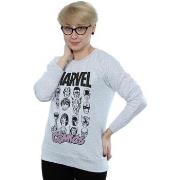 Sweat-shirt Marvel Comics Mono Multi Heads