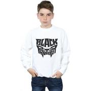 Sweat-shirt enfant Marvel Black Panther Worded Emblem