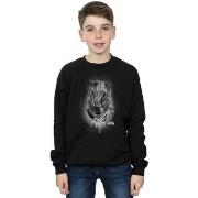 Sweat-shirt enfant Marvel Black Panther Spray Headshot