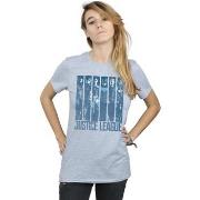 T-shirt Dc Comics Justice League Movie Double Indigo