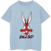 T-shirt enfant Dessins Animés Bugs England Face