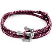 Bracelets Anchor &amp; Crew Bracelet Ancre Union Argent Et Corde