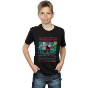 T-shirt enfant Dc Comics Ha Ha Happy Holidays