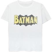 T-shirt enfant Dc Comics Batman Retro Shield Fade Distress