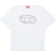 T-shirt enfant Diesel J01788-0BEAF TJUSTBIGOVAL OVER-K100