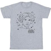 T-shirt enfant Disney Episode IV: A New Hope Leia Christmas Sketch