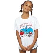 T-shirt enfant Disney The Last Jedi Action Scene