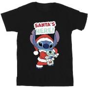 T-shirt enfant Disney Lilo Stitch Santa's Here