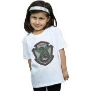 T-shirt enfant Harry Potter Slytherin Crest Flat