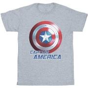 T-shirt Marvel The Falcon And The Winter Soldier Captain America Shiel...