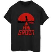 T-shirt Marvel Guardians Of The Galaxy I Am Groot Red