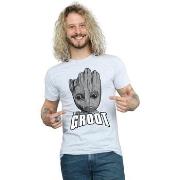 T-shirt Marvel Guardians Of The Galaxy Groot Face