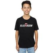 T-shirt enfant Marvel Black Widow Movie Logo