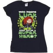 T-shirt Marvel St Patrick's Day Black Widow Luck