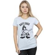 T-shirt Dessins Animés Daffy Duck Large Head