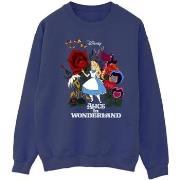 Sweat-shirt Disney Alice In Wonderland Flowers