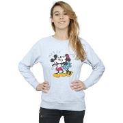 Sweat-shirt Disney Mickey Mouse Mickey And Minnie Kiss