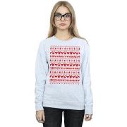 Sweat-shirt Disney Mickey And Minnie Christmas Fair Isle