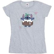 T-shirt Disney Lilo Stitch Pudding Holly