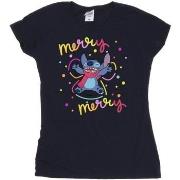 T-shirt Disney Lilo Stitch Merry Rainbow